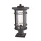 Z-Lite Jordan 1 Light Outdoor Pier Mounted Fixture, Oil Rubbed Bronze And Clear Seedy 570PHB-533PM-ORB - alternate 4